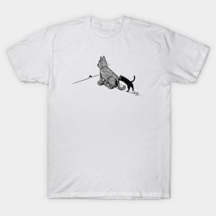 Mouse Trojan Cat T-Shirt